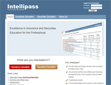 Tablet Screenshot of intellipass.com